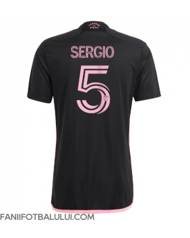 Inter Miami Sergio Busquets #5 Tricou Fotbal Replică 2024-25 Barbati Deplasare